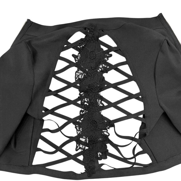 Fashion Nova Cropped Rolyn Bandage Jacket - Picture 5 of 9